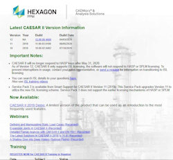 CAESAR II newsreel screen shot