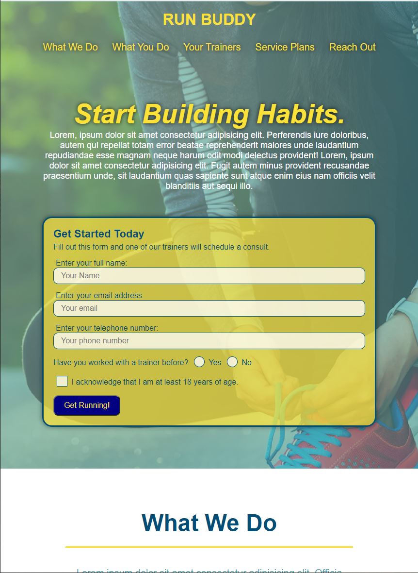 Run Buddy screen shot